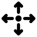Direction Adjustment SVG Icon
